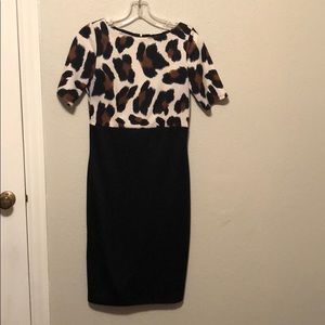 Animal print dress